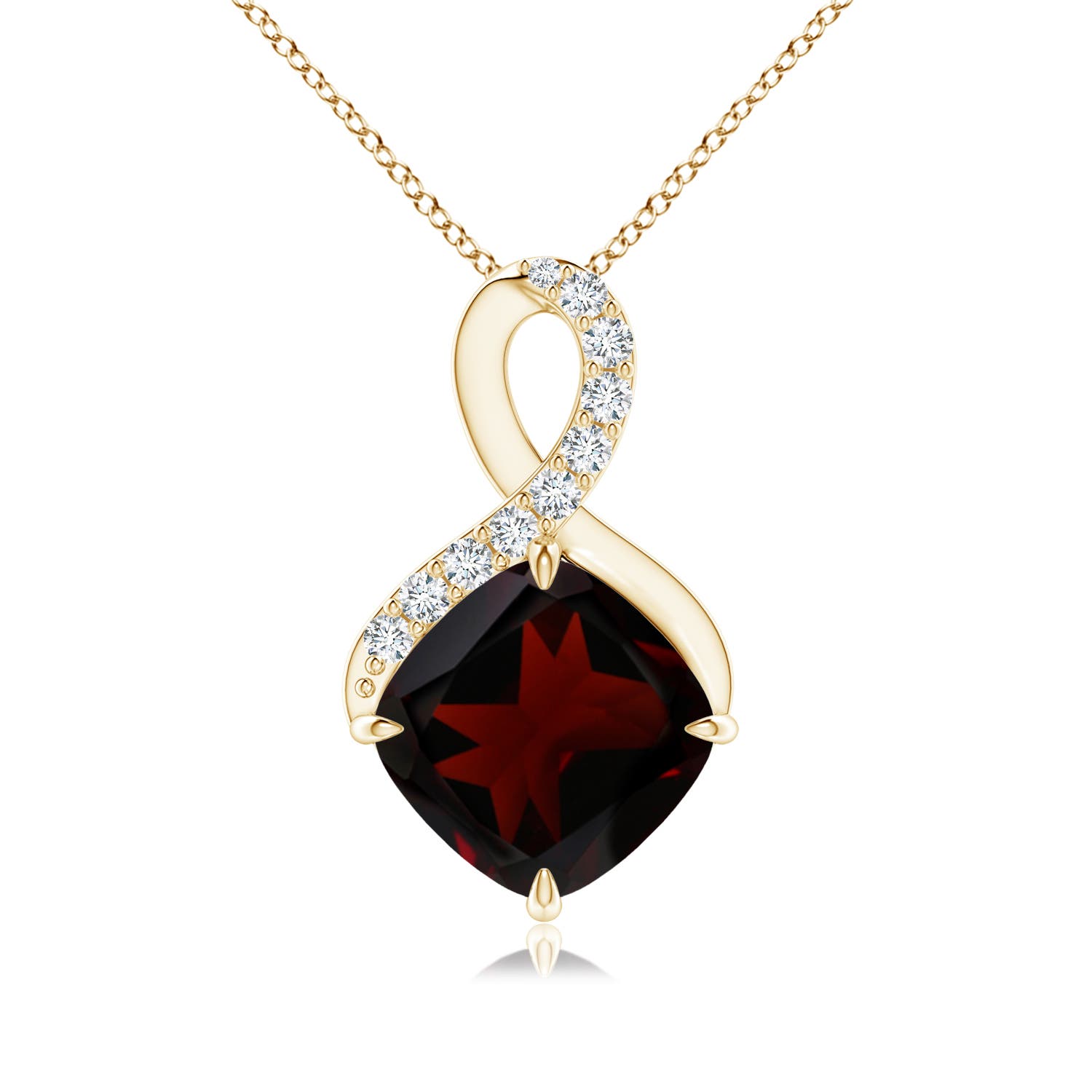 A - Garnet / 2.59 CT / 14 KT Yellow Gold