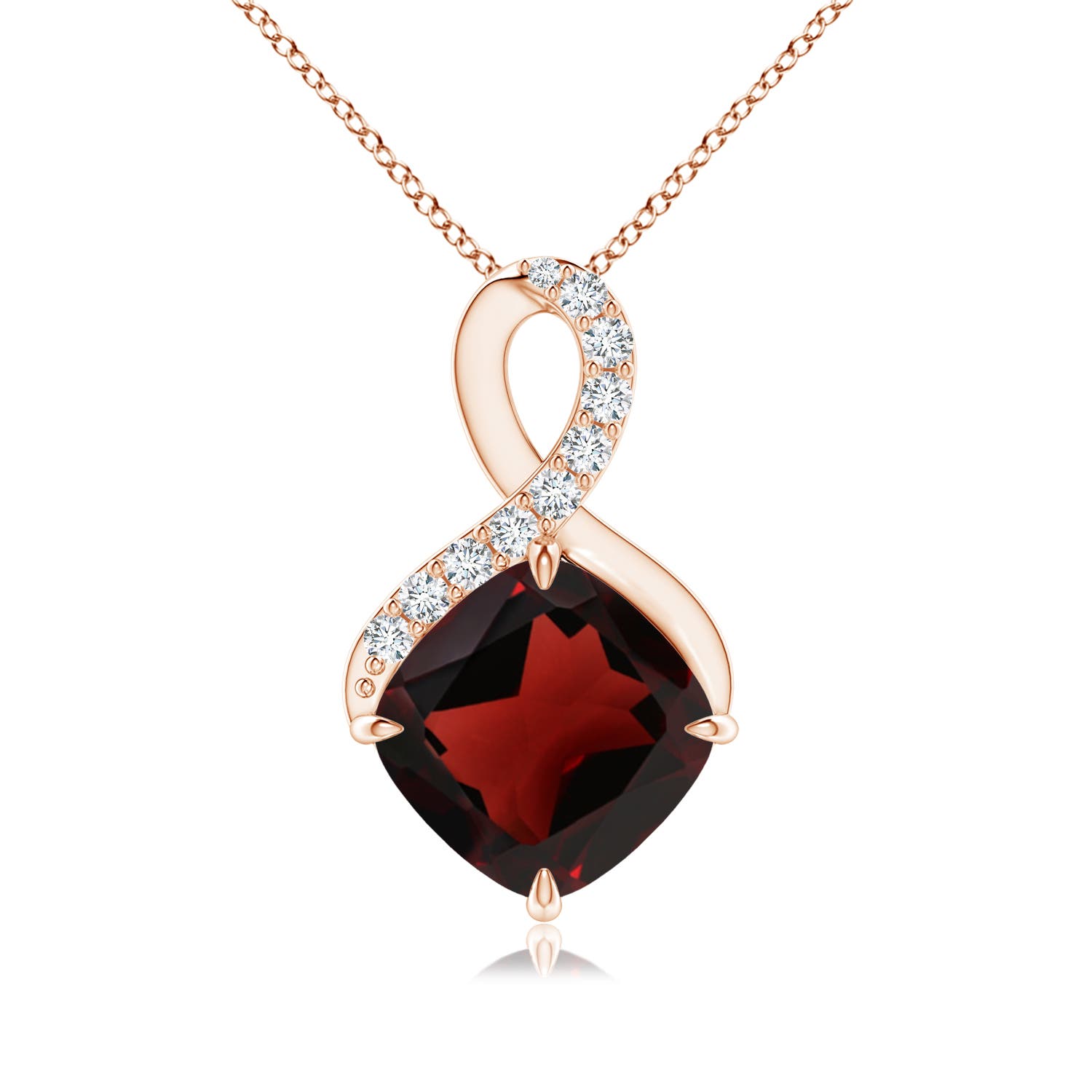 AA - Garnet / 2.59 CT / 14 KT Rose Gold