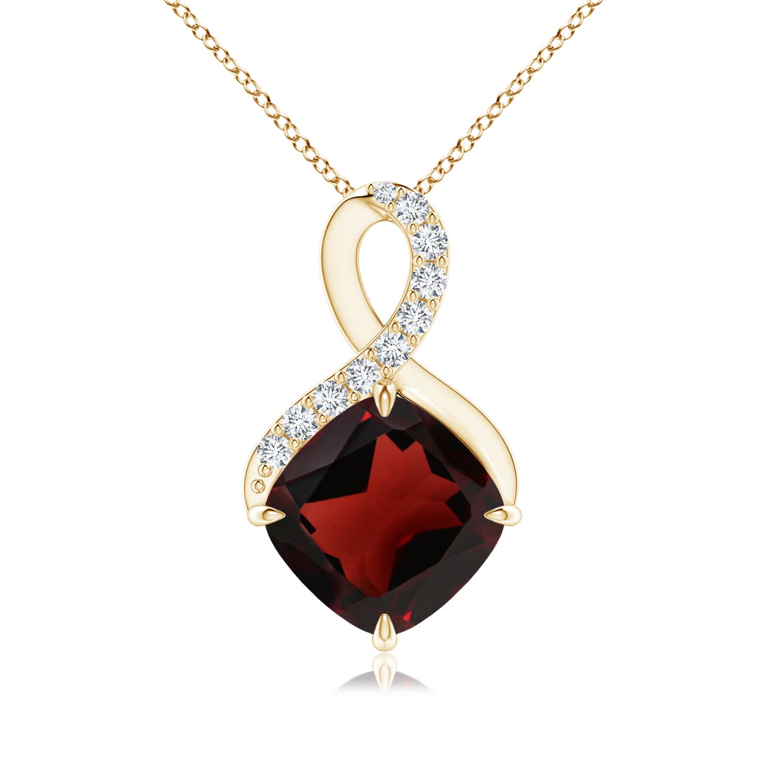 AA - Garnet / 2.59 CT / 14 KT Yellow Gold