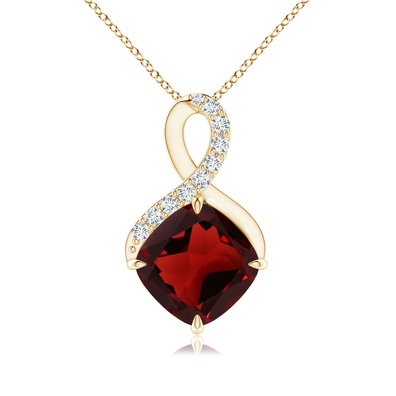 AAA - Garnet / 2.59 CT / 14 KT Yellow Gold