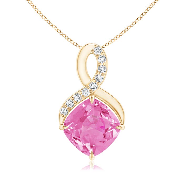 AA - Pink Sapphire / 0.94 CT / 14 KT Yellow Gold