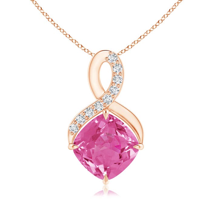 AAA - Pink Sapphire / 0.94 CT / 14 KT Rose Gold