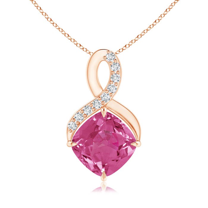 AAAA - Pink Sapphire / 0.94 CT / 14 KT Rose Gold