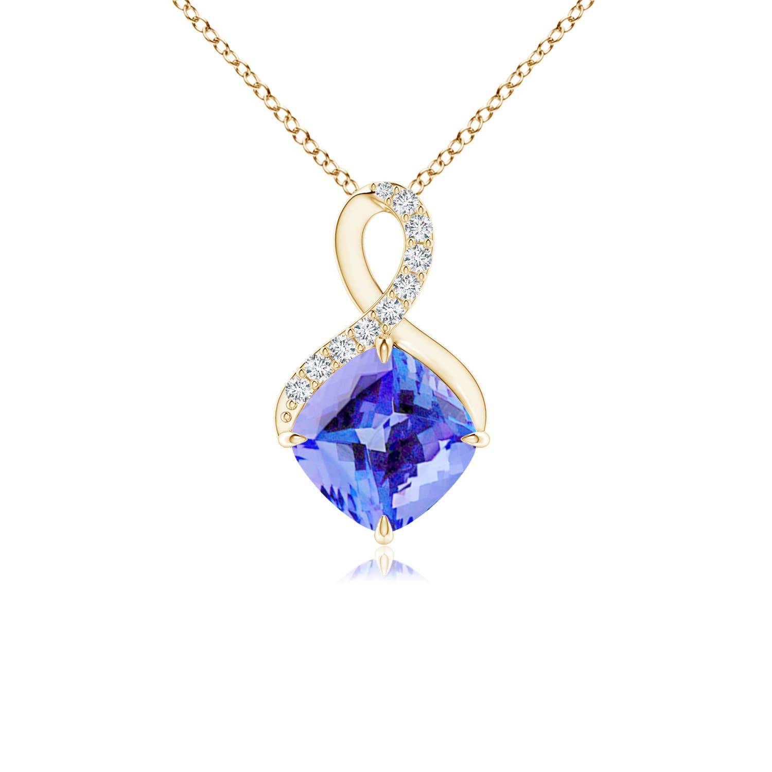 AA - Tanzanite / 1.09 CT / 14 KT Yellow Gold