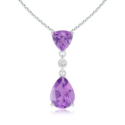 Dangle Amethyst Dangle Necklaces & Pendants