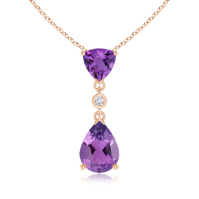 AA - Amethyst / 1.41 CT / 14 KT Rose Gold