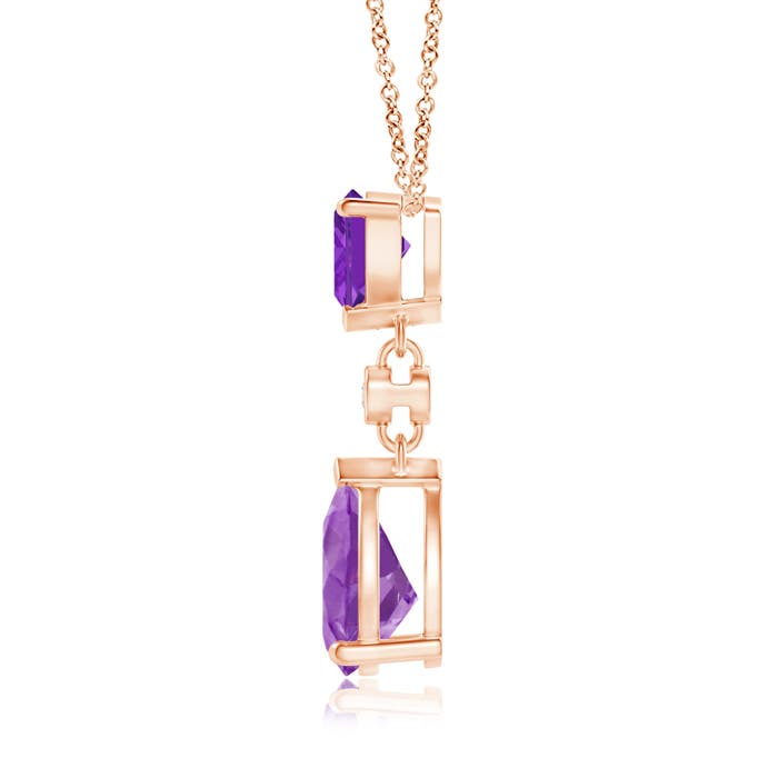 AA - Amethyst / 1.41 CT / 14 KT Rose Gold