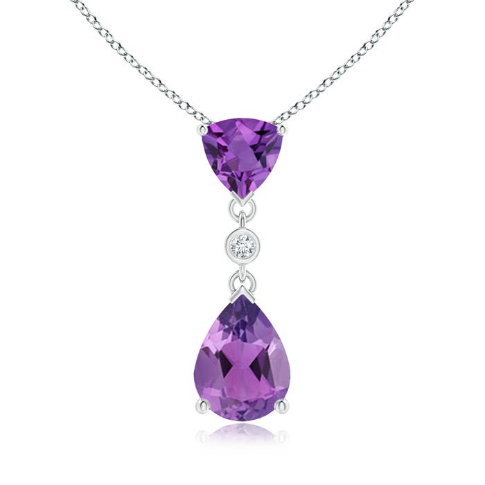 AA - Amethyst / 1.41 CT / 14 KT White Gold