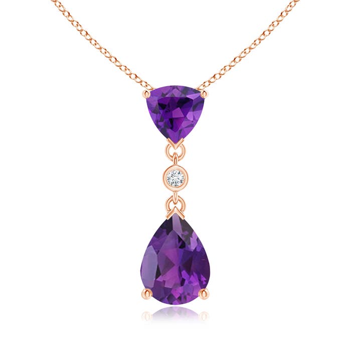 AAA - Amethyst / 1.41 CT / 14 KT Rose Gold