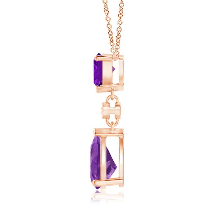 AAA - Amethyst / 1.41 CT / 14 KT Rose Gold