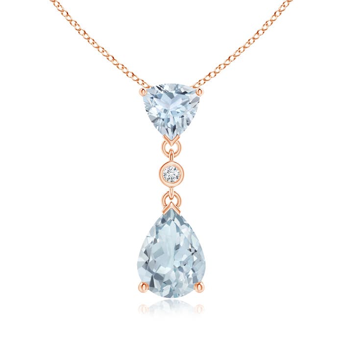 A - Aquamarine / 1.21 CT / 14 KT Rose Gold