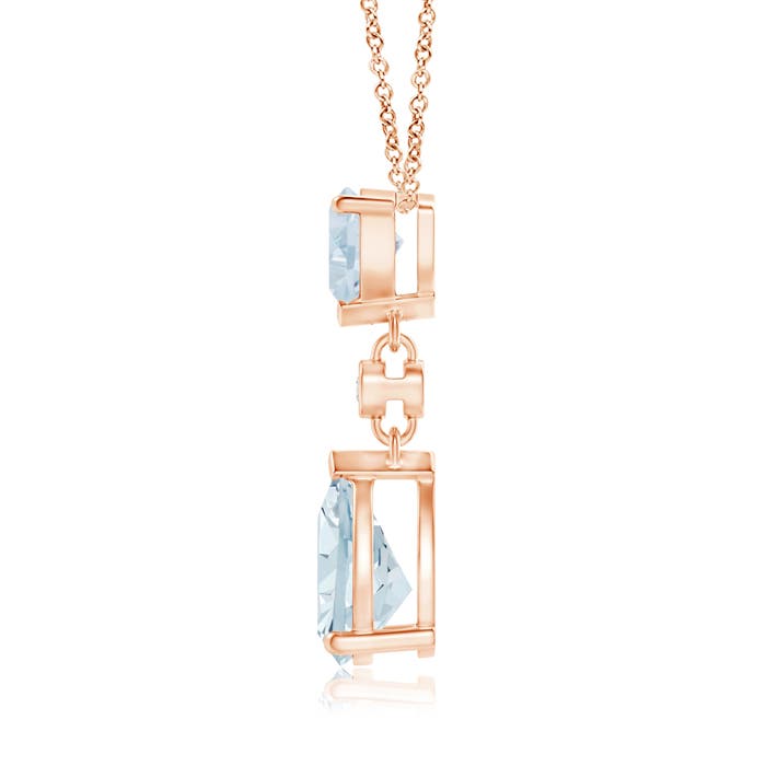 A - Aquamarine / 1.21 CT / 14 KT Rose Gold