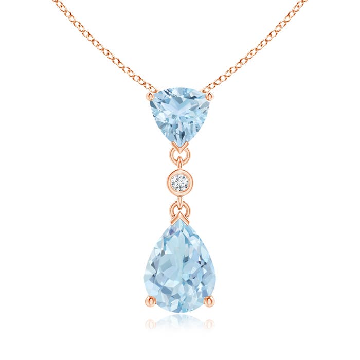 AA - Aquamarine / 1.21 CT / 14 KT Rose Gold