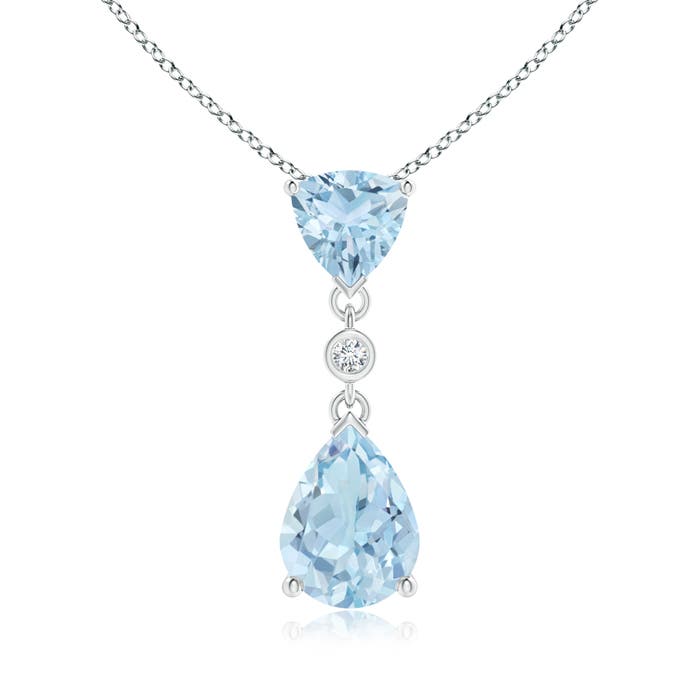 AA - Aquamarine / 1.21 CT / 14 KT White Gold