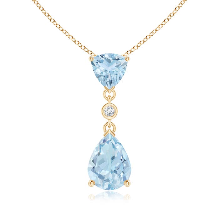 AA - Aquamarine / 1.21 CT / 14 KT Yellow Gold