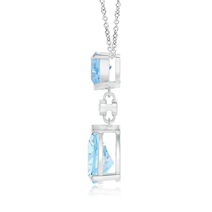 AAA - Aquamarine / 1.21 CT / 14 KT White Gold