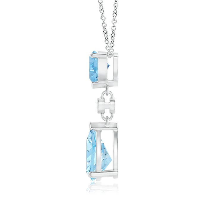 AAAA - Aquamarine / 1.21 CT / 14 KT White Gold