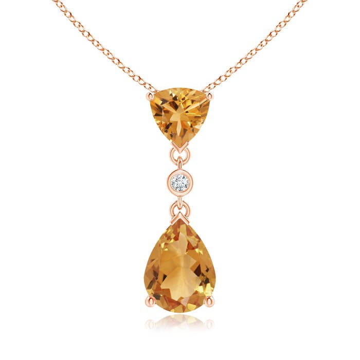 A - Citrine / 1.39 CT / 14 KT Rose Gold