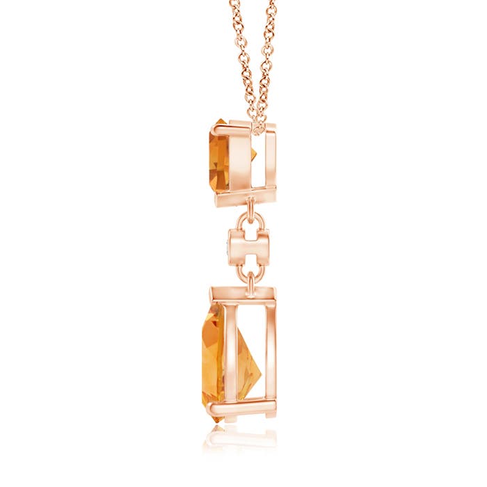 AA - Citrine / 1.39 CT / 14 KT Rose Gold