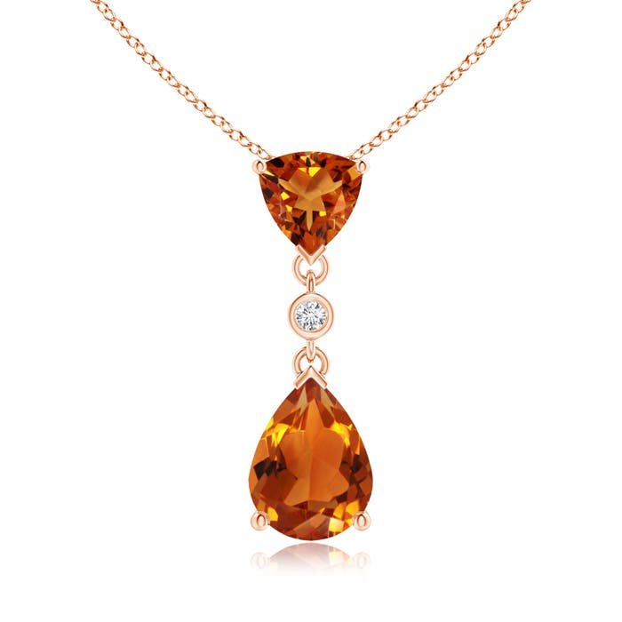 AAAA - Citrine / 1.39 CT / 14 KT Rose Gold