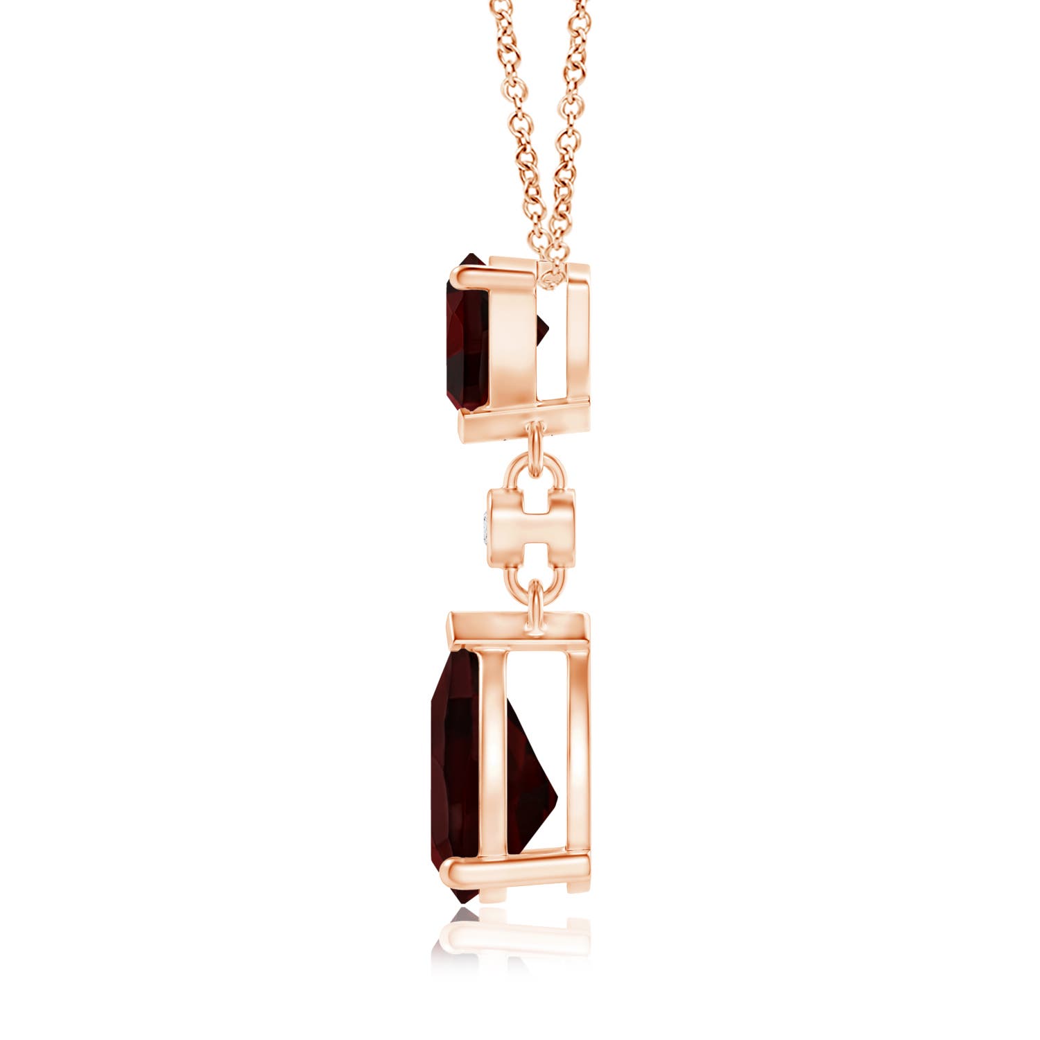 A - Garnet / 1.81 CT / 14 KT Rose Gold