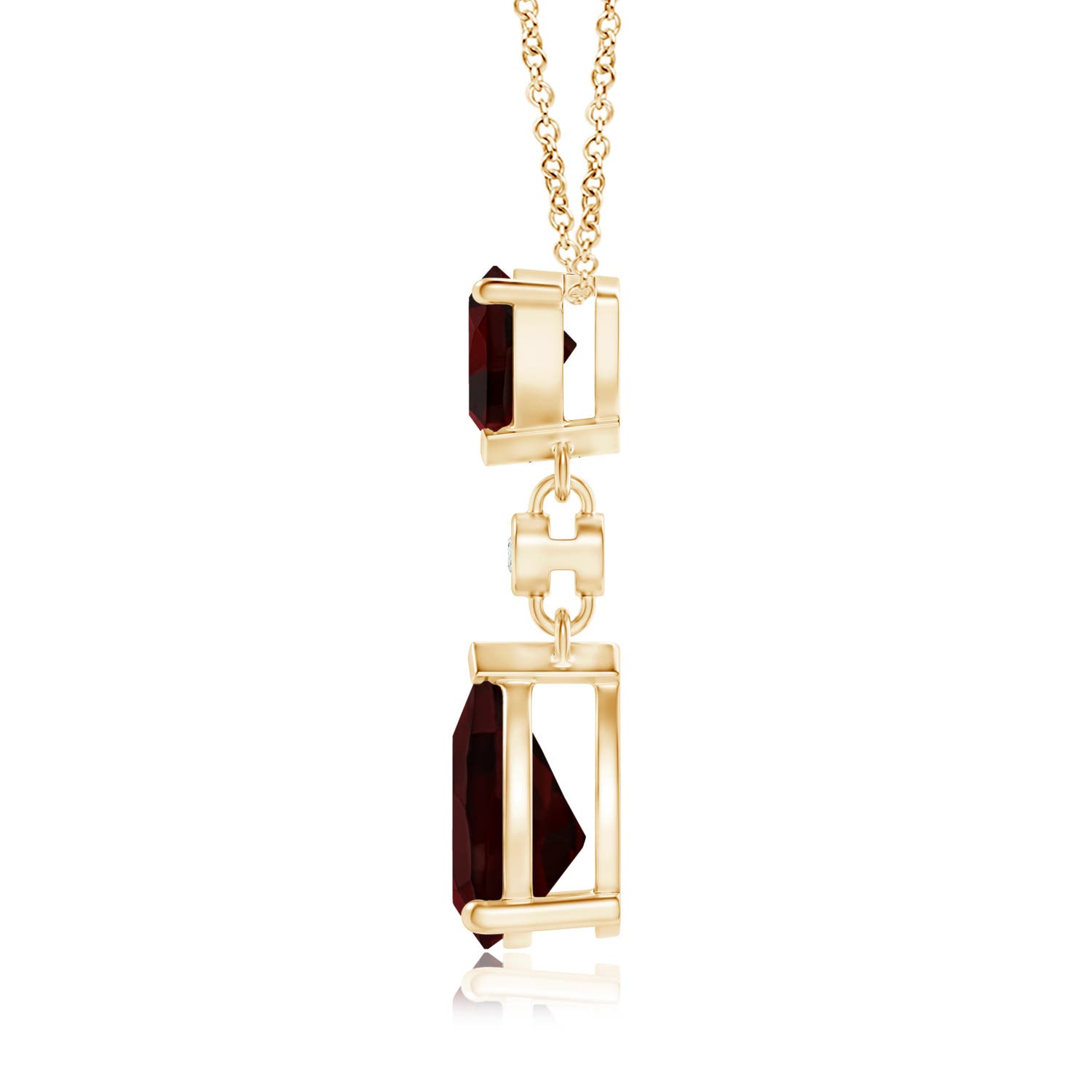 A - Garnet / 1.81 CT / 14 KT Yellow Gold