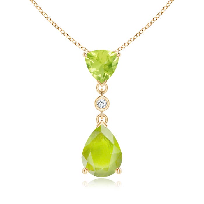 A - Peridot / 1.61 CT / 14 KT Yellow Gold