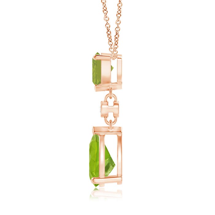 AA - Peridot / 1.61 CT / 14 KT Rose Gold