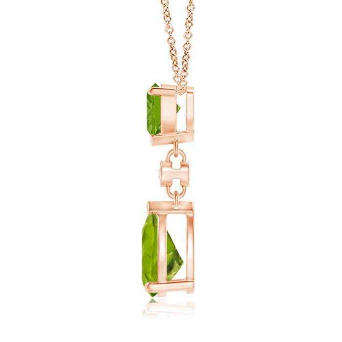 AAAA - Peridot / 1.61 CT / 14 KT Rose Gold