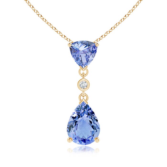 A - Tanzanite / 1.51 CT / 14 KT Yellow Gold