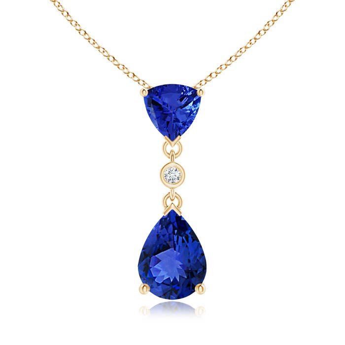 AAA - Tanzanite / 1.51 CT / 14 KT Yellow Gold