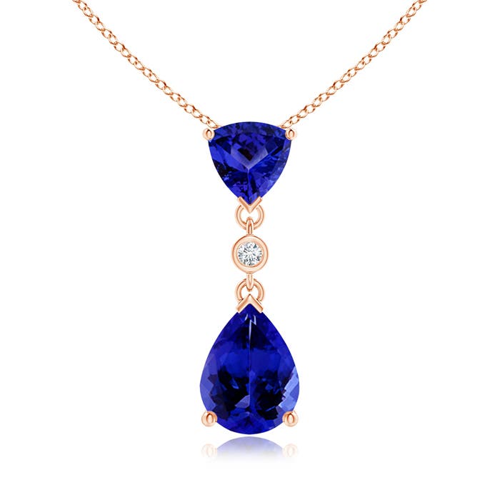 AAAA - Tanzanite / 1.51 CT / 14 KT Rose Gold