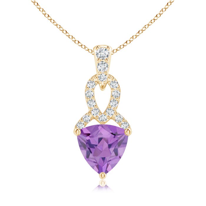 A - Amethyst / 0.79 CT / 14 KT Yellow Gold