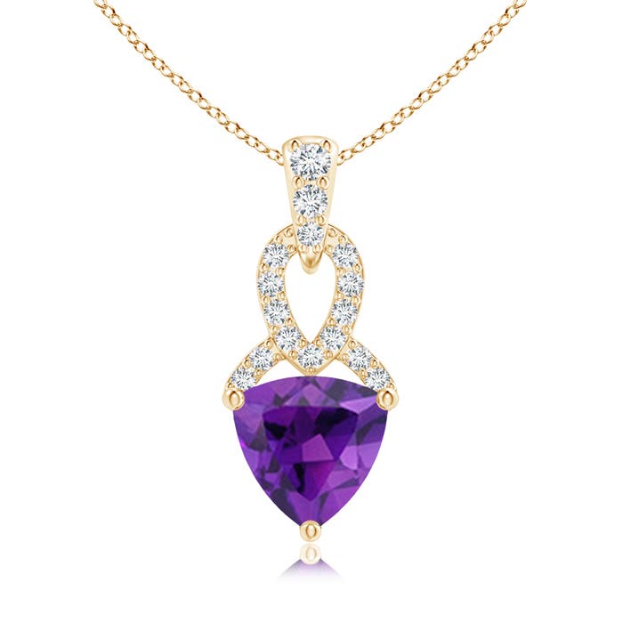 AAA - Amethyst / 0.79 CT / 14 KT Yellow Gold