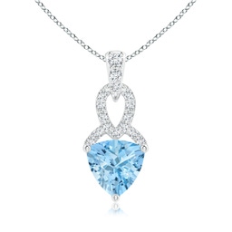 Trillion Aquamarine Fashion Necklaces