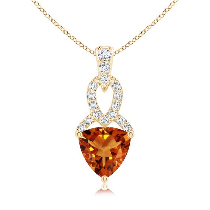 AAAA - Citrine / 0.69 CT / 14 KT Yellow Gold