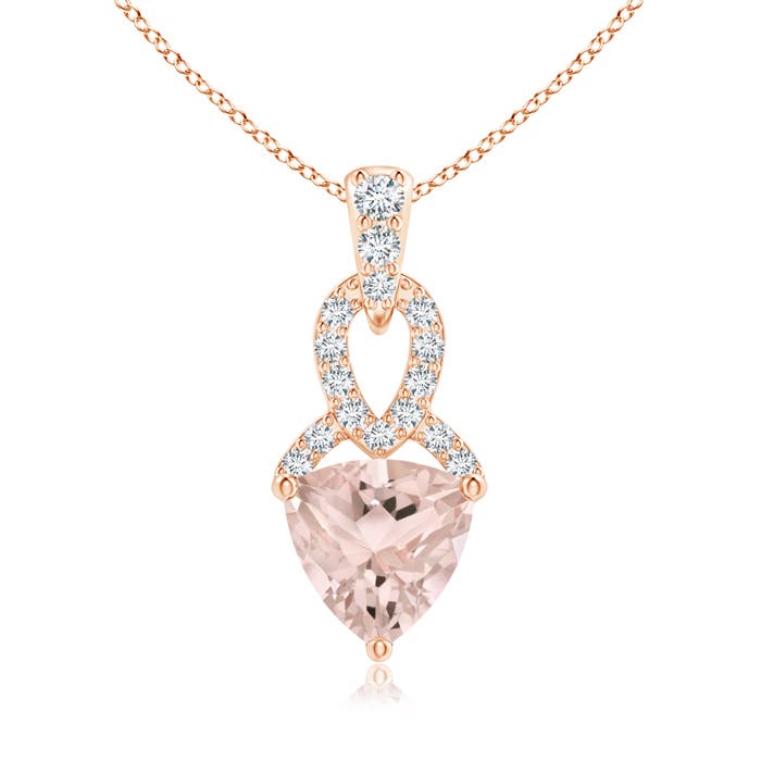 A - Morganite / 0.69 CT / 14 KT Rose Gold