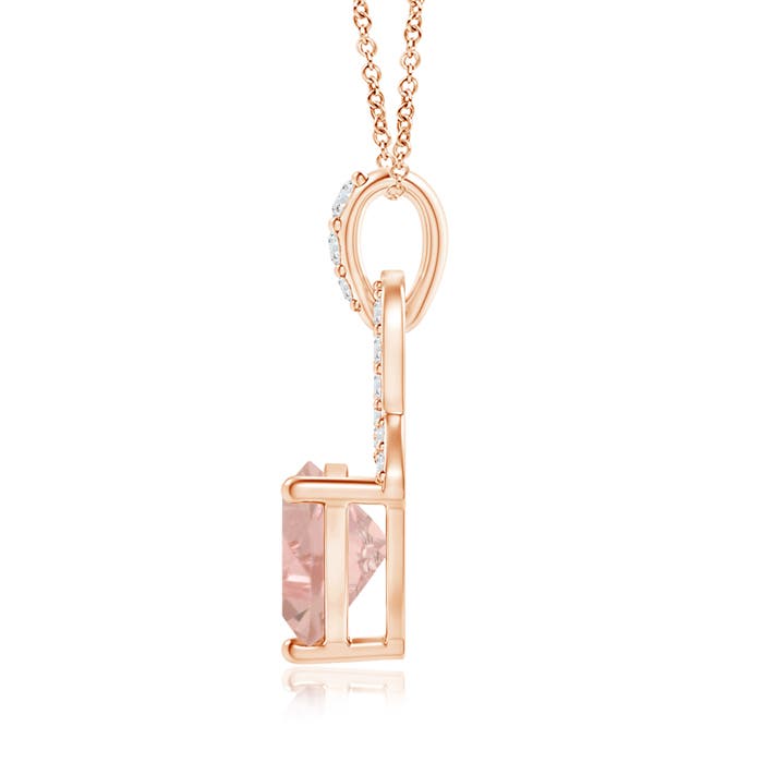 AA - Morganite / 0.69 CT / 14 KT Rose Gold