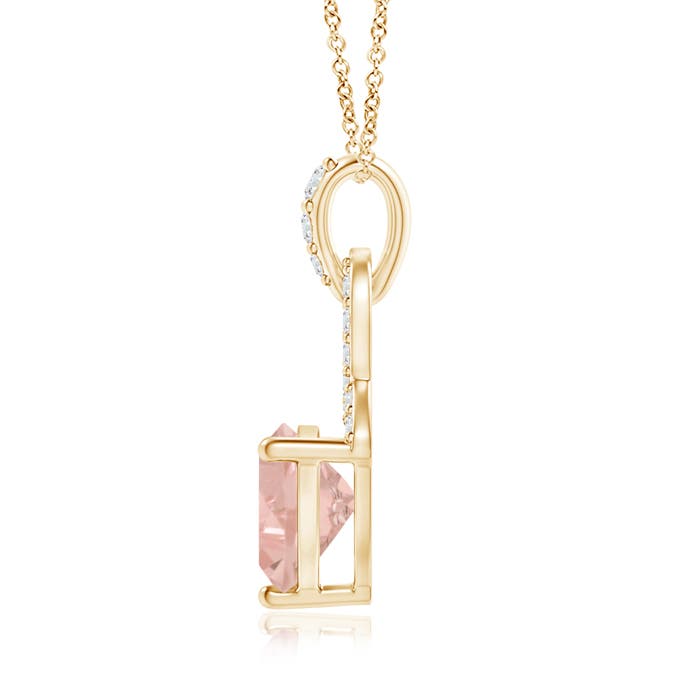 AAA - Morganite / 0.69 CT / 14 KT Yellow Gold