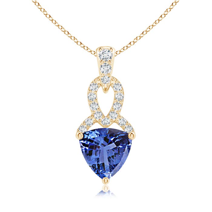 AA - Tanzanite / 0.84 CT / 14 KT Yellow Gold