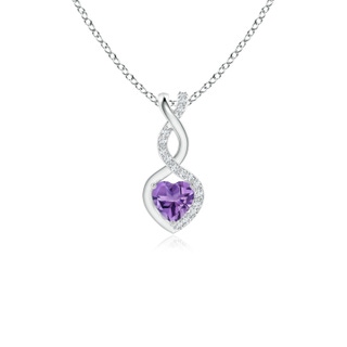 Heart AA Amethyst