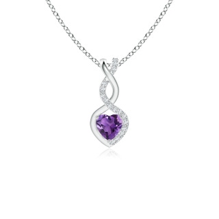 Heart AAA Amethyst