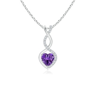 Heart AAAA Amethyst