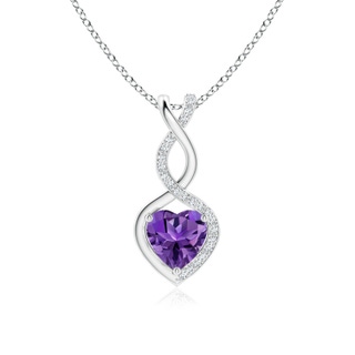 Heart AAAA Amethyst
