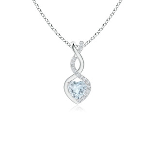 Heart A Aquamarine