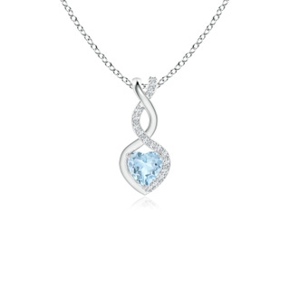 Heart AA Aquamarine