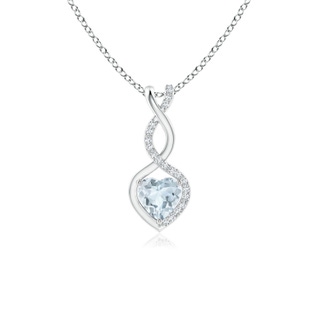 Heart A Aquamarine