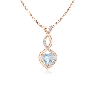 Heart A Aquamarine