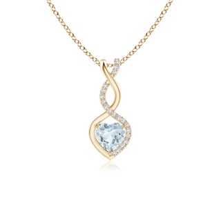 Heart A Aquamarine