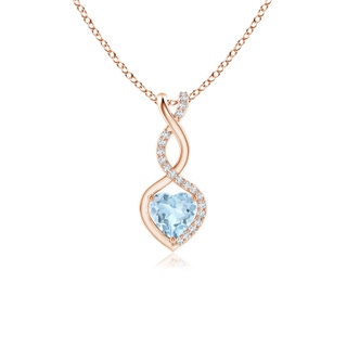 Heart AA Aquamarine